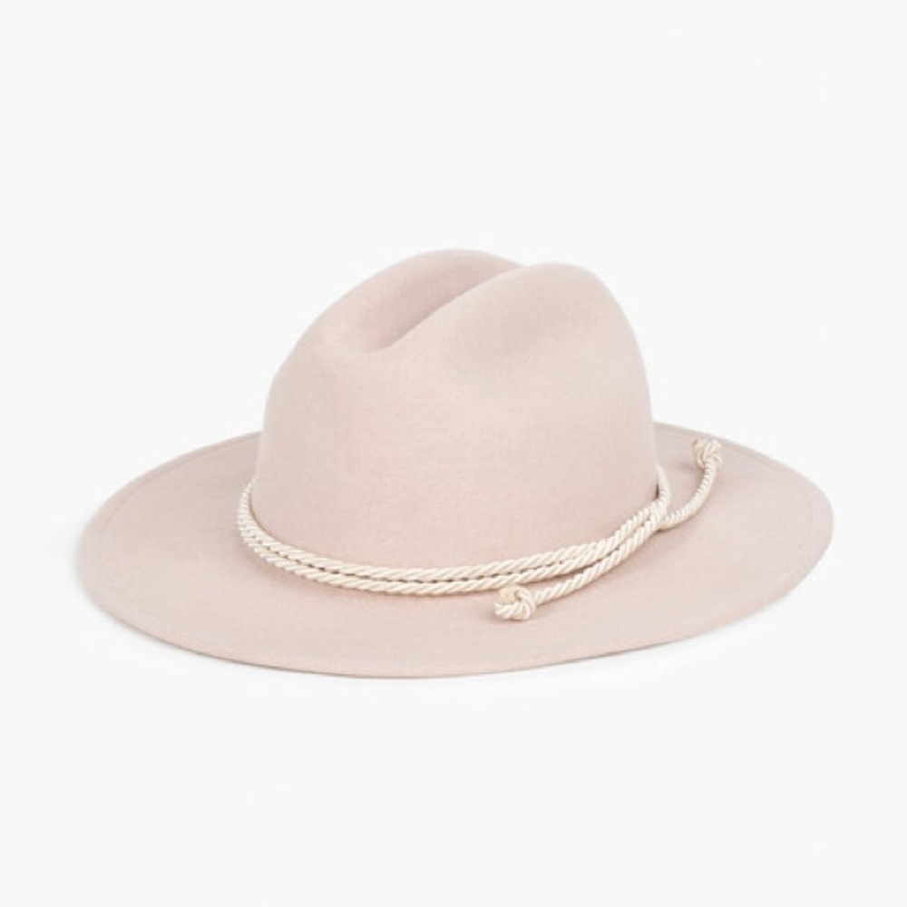 ELEGANCIA TROPICAL COWBOY SUMMER HAT // BEIGE/PINK SZ MEDIUM
